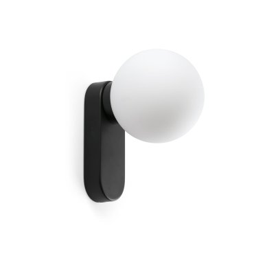 Faro Mabe - Wandleuchte - Ø 12 x 19 cm - 6W dimmbare LED inkl - mattschwarz und weiß