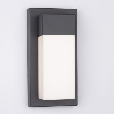 Nova Luce Leto - Außenwandleuchte - 14,5 x 29 x 10,2 cm - 18W LED inkl. - IP65 - Sand schwarz