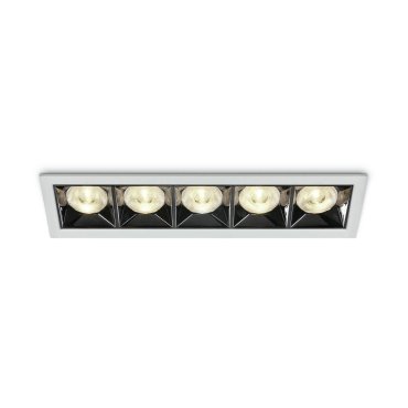 ONE Light Mirror Square Boxes - Einbaustrahler - 207 x 54 mm, 200 x 45 mm Einbaumaß - inkl. 20W LED - weiß