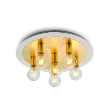 ONE Light Retro - Deckenleuchte - Ø 48 x 9,4 cm - Messing