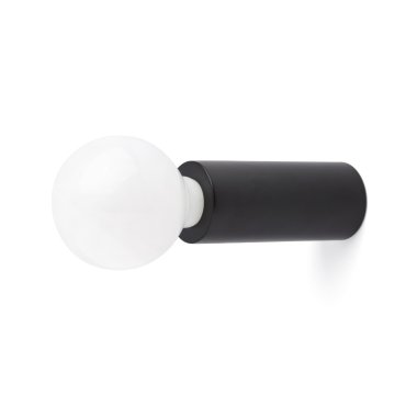 Faro Ten - Decken-/Wandleuchte - Ø 6 x 14 cm - mattschwarz