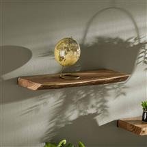 Vico Natural Edge - Wandregal - 60 x 20 x 4 cm - Akazienholz