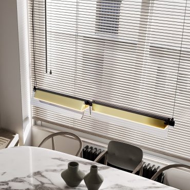 Nova Luce Apnea - Hängelampe - 93 x 160 x 7 cm - 20W dimmbar LED inkl. - sand schwarz, gold und grau