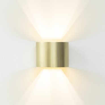 Artdelight Gyro - Wandleuchte - 9,7 x 13 x 11,2 cm - matt gold