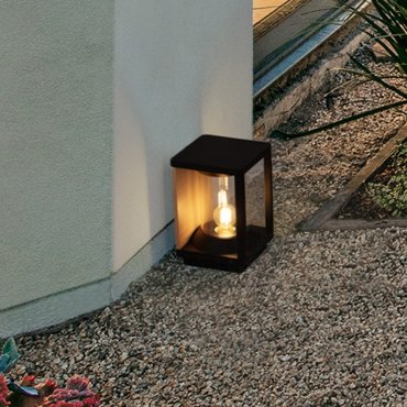 Nova Luce Pacific - Gartenpfosten - 14,5 x 22 x 14,5 cm - IP65 - dunkel anthrazit