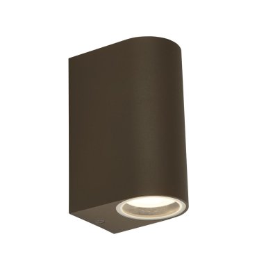 Searchlight Eiffel - Außenwandleuchte - 7 x 15 cm - IP44 - rustikales Braun