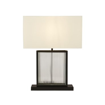 Searchlight Clarendon - Tischleuchte - 40 x 53 cm - schwarz und weiß