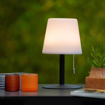 Lucide Rio - Tischleuchte - Ø 15,5 x 26 cm - 1,8W LED inkl. Dimmfunktion - RGB - IP44 - weiß