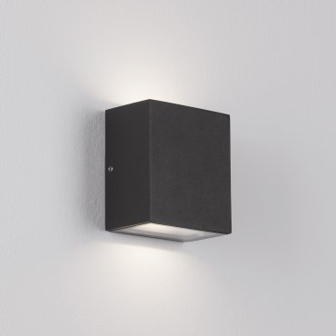 Nova Luce Zaro - Außenwandleuchte - 9 x 10,2 x 5,5 cm - 10W LED inkl. - IP65 - dunkel anthrazit