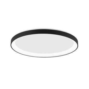 Nova Luce Pertino - Deckenleuchte - Ø 38 x 6 cm - 30W dimmbare LED inkl. - Sand schwarz