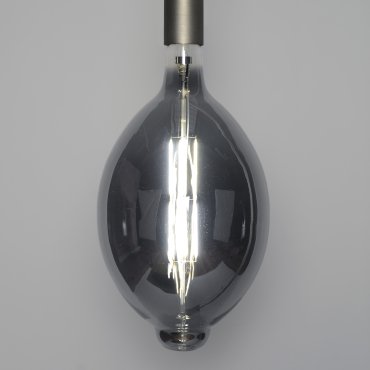 Vico LED-Glühlampe dimmbar - Ø 18 x 33 cm - E27 - 8W - 2700K - rauchgrau
