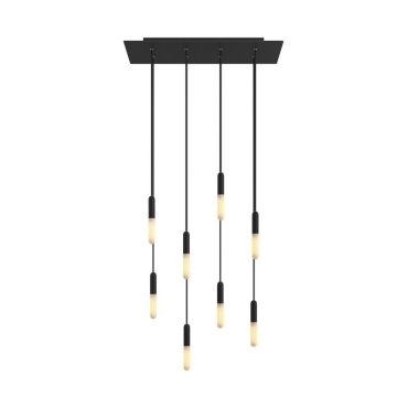 Creative Cables - Hängeleuchte 8L - 67,5 x 130 cm - schwarz