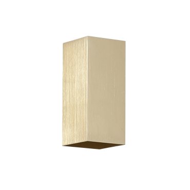 Searchlight Square - Wandleuchte - 6,7 x 6,7 x 15,5 cm - gold