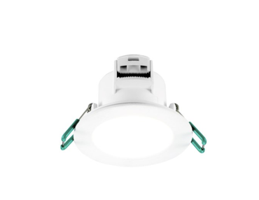 Sylvania Start Eco Spot - Einbaustrahler - Ø 87 mm, 74 mm Einbaumaß - 5W LED inkl. - IP44 - 4000K - weiß