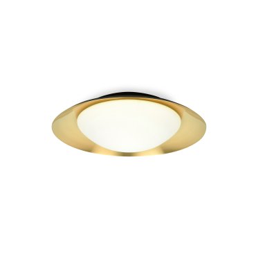 Faro Side - Wand-/Deckenleuchte - Ø 39 x 11 cm - 15W LED inkl. - schwarz und gold