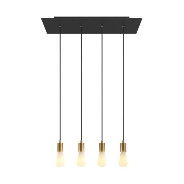 Creative Cables - Hängeleuchte 4L - 67,5 x 120 cm - schwarz