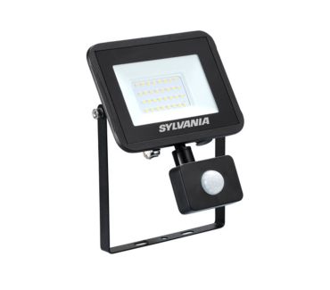 Sylvania Start Flood Flat - Strahler mit Infrarotsensor - 15,6 x 20,1 x 5,7 cm - 28W - IP54 - schwarz