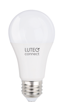 Lutec Smart LED-Lampe - Lutec Connect - Ø 6 x 11,8 cm - E27 - 9,2W - Dimmfunktion und einstellbare Lichtfarbe per App - RGB+W