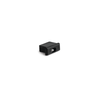 KLUS MICRO-ALU-OTW - offene Endkappe - schwarz