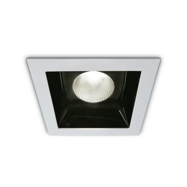 ONE Light Shop Square Boxes - Einbaustrahler - 140 x 140 mm, 130 x 130 mm Einbaumaß - 30W LED inkl. - weiß - weiße Lichtfarbe
