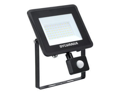 Sylvania Start Flood Flat - Strahler mit Infrarotsensor - 19 x 23,5 x 5,8 cm - 46W - IP54 - 4000K - schwarz