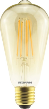 Sylvania Toledo RT Gold - E27 - Ø 6,5 x 14,3 cm - 6W dimmbar - 2500K