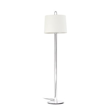 Faro Montreal - Stehleuchte - 160 cm - Chrom und Weiß
