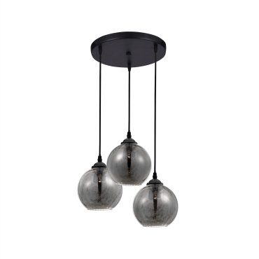 Nova Luce Adelina - Pendelleuchte - Ø 30 x 120 cm - Rauchglas