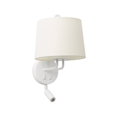 Faro Montreal - Wandleuchte mit Schalter - 21,5 x 19 x 39 cm - 3W LED inkl. - matt weiß