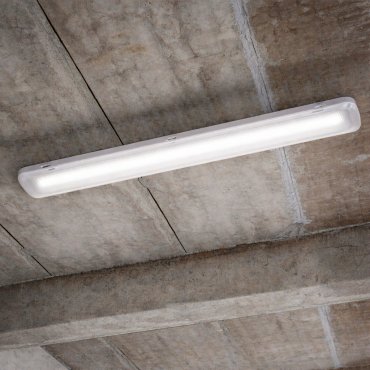Nordlux Works LED Batten - 65,3 cm - 1x 10W LED inkl. - IP65 - grau