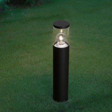 Nova Luce Cetera - Gartenpfosten - Ø 9 x 50 cm - IP54 - dunkel anthrazit