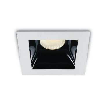 ONE Light Shop Square Boxen - Einbaustrahler - 62 x 62 mm, 57 x 57 mm Einbaumaß - inkl. 6,5W dimmbare LED - weiß