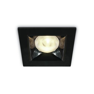 ONE Light Mirror Square Boxes - Einbaustrahler - 54 x 54 mm, 50 x 45 mm Einbaumaß - inkl. 6W LED - schwarz