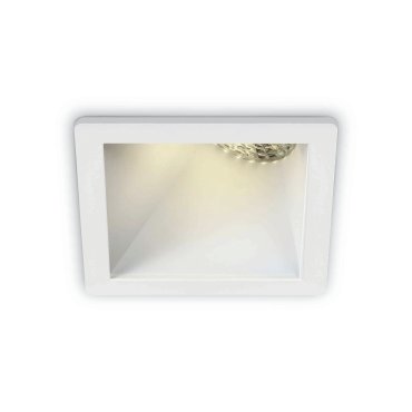 ONE Light Asymmetric Chill Out - Einbaustrahler - 84 x 84 mm, 76 x 76 mm Einbaumaß - weiß