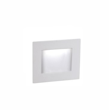 Nova Luce Krypton - Wandeinbauleuchte - 8 x 7 x 8 cm - 3W LED inkl. - IP54 - weiß