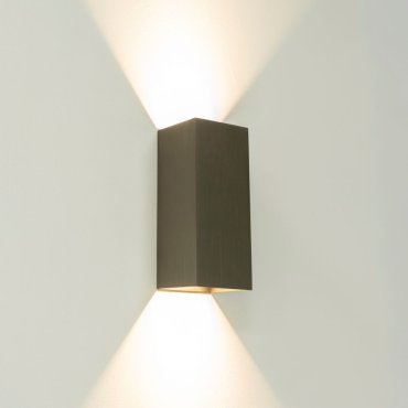 Artdelight Dante XL - Wandleuchte - 9 x 10 x 24 cm - hellbronze