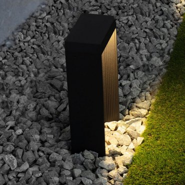 Nova Luce Alley - Gartenleuchte - 14 x 30 x 8 cm - 8W LED inkl. - IP65 - dunkel anthrazit