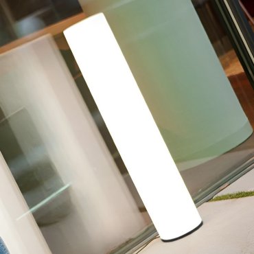 New Garden Fity 100 - Stehleuchte für den Außenbereich - Ø 19 x 100 cm - 14W LED inkl. - IP65 - weiß - Lichtfarbe kaltweiß