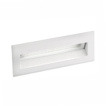 Nova Luce Krypton - Wandeinbauleuchte - 13,5 x 8 x 5,5 cm - 3W LED inkl. - IP54 - weiß