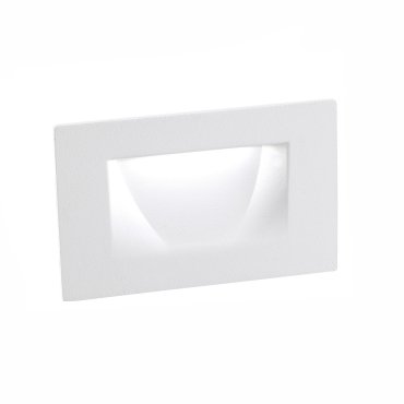 Nova Luce Krypton - Wandeinbauleuchte - 11 x 6 x 7 cm - 3W LED inkl. - IP54 - weiß