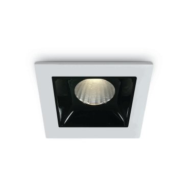 ONE Light Shop Square Boxes - Einbaustrahler - 45 x 45 mm, 36 x 36 mm Einbaumaß - 2W dimmbare LED inkl. - weiß