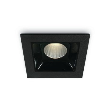 ONE Light Shop Square Boxes - Einbaustrahler - 45 x 45 mm, 36 x 36 mm Einbaumaß - 2W dimmbare LED inkl. - schwarz