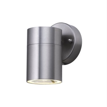 Searchlight Chard - Außenwandleuchte - 6 x 11,6 cm - IP44 - Edelstahl