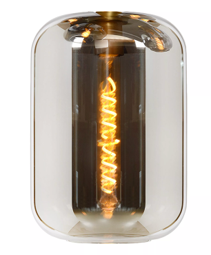 Lucide Joanet - Glas - Ø 22 x 33 cm - geräuchert