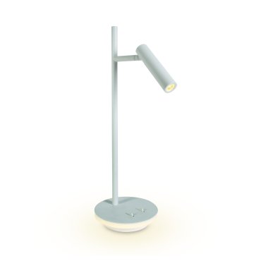 ONE Light - Schreibtischlampe - Ø 15 x 45,5 cm - 3W + 6W LED inkl. - weiß