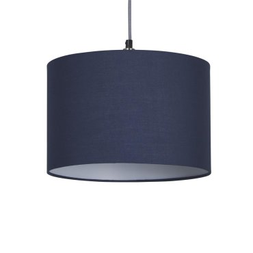Lampschirm Searchlight Clyde Drum - Ø 30 x 20 cm - marineblau