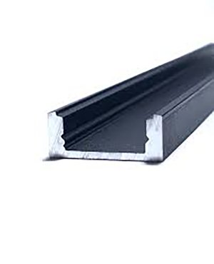 LED Profil - 1,7 x 0,7 cm - schwarz