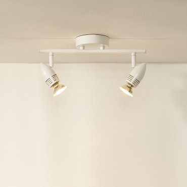 Lucide Caro - Aufbaustrahler - 32 x 9 x 13 cm - 2 x 5W LED inkl - weiß