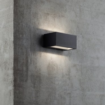 Nordlux Nene - Außenwandleuchte - 14 x 6,4 cm - 6W LED inkl. - IP54 - schwarz