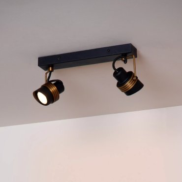 Lucide Tundran - Aufbaustrahler 2L - 28 x 10 x 15,5 cm - schwarz